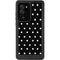 Black and White Polka Dots Galaxy Note20 Ultra 5G Waterproof Case